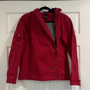 Women's Red Utility Jacket